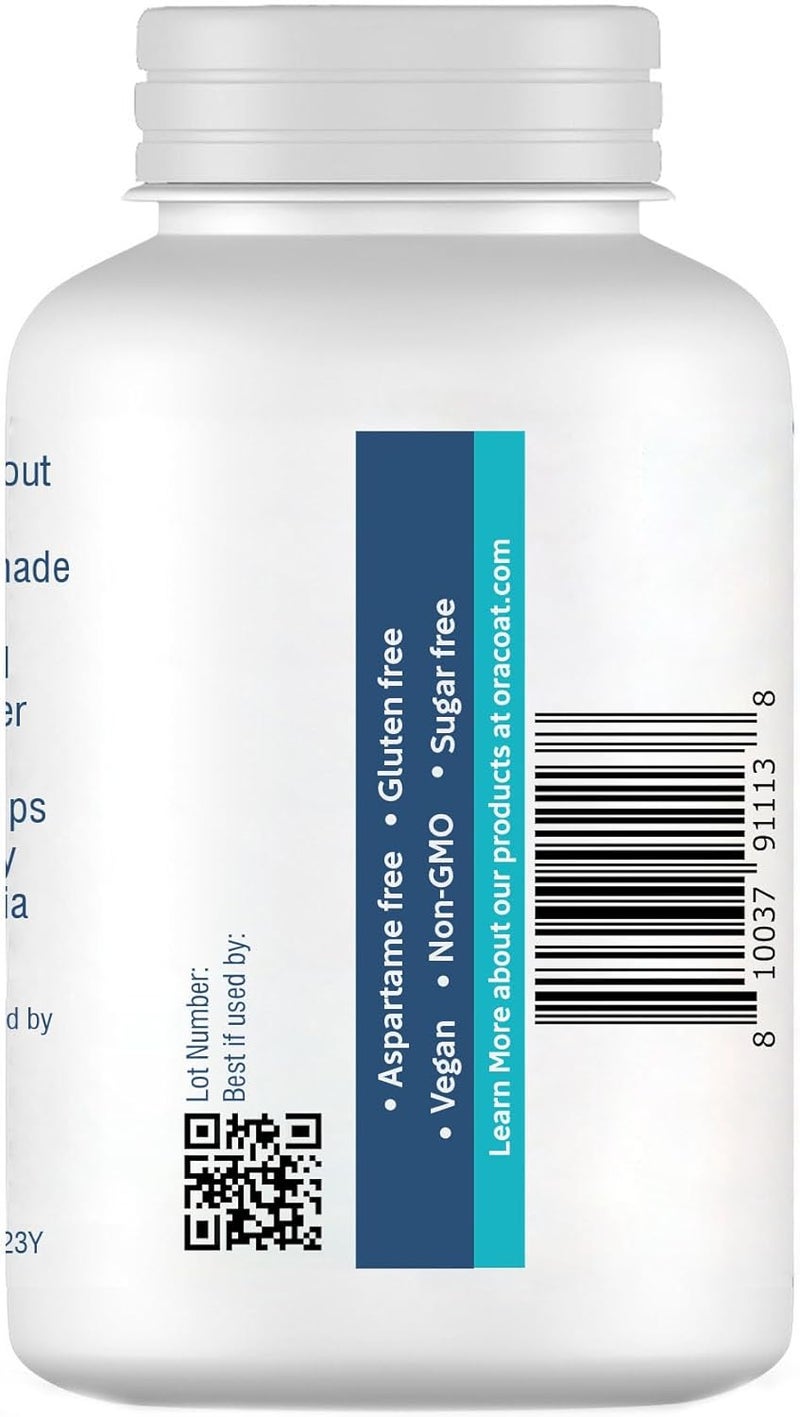 OraCoat XyliGum Dry Mouth - Sugar Free Chewing Gum with Xylitol, Spearmint Flavor, 50 Pieces - Image 3